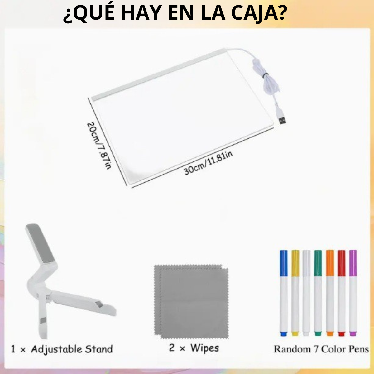 Pizarra LED Mágica de Escritura Creativa